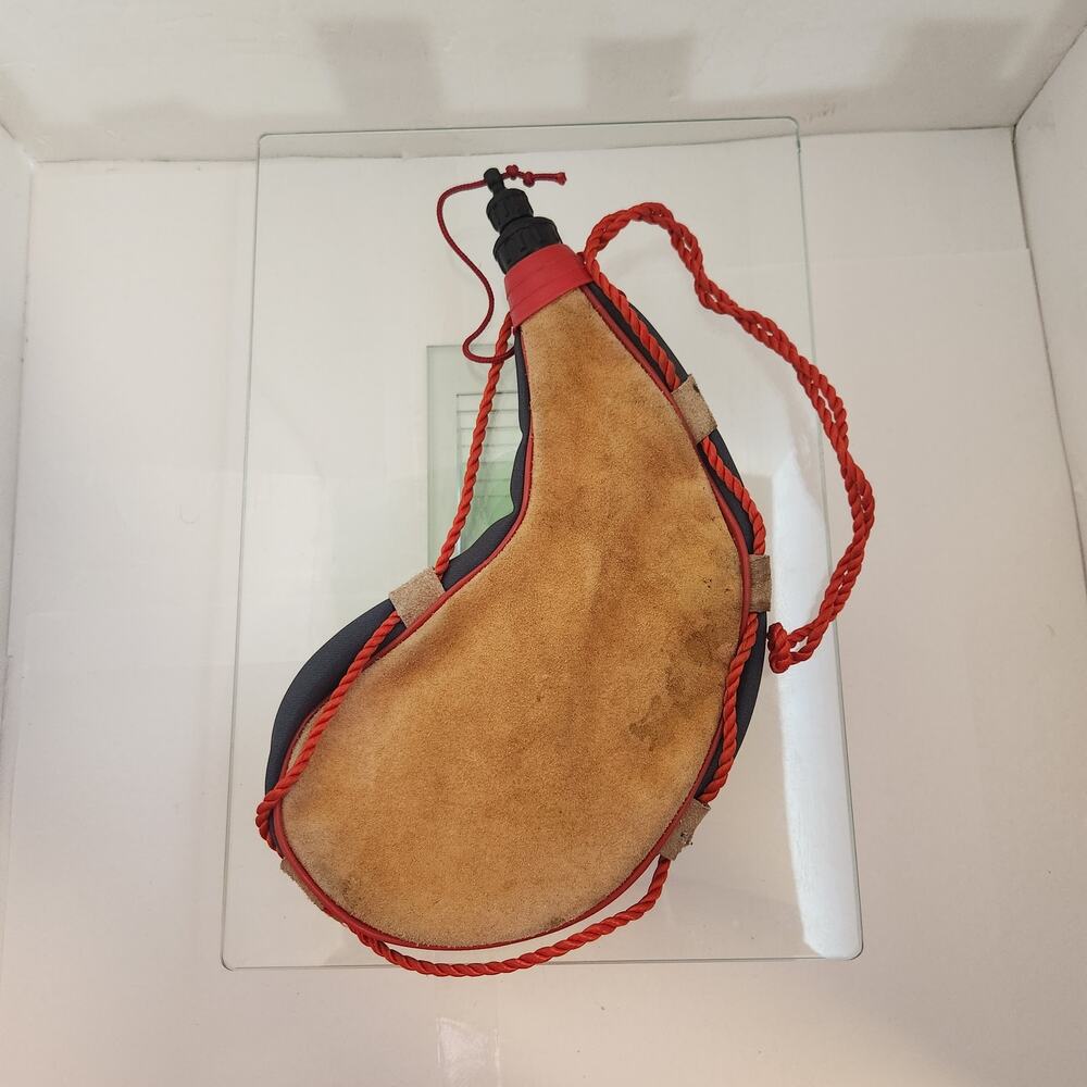 Italian Leather water/wine bota